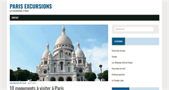 Desktop Screenshot of parisexcursions.fr