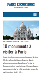 Mobile Screenshot of parisexcursions.fr